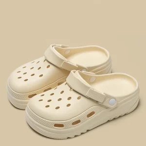 Les Sabots pour Hommes & Femmes-beige